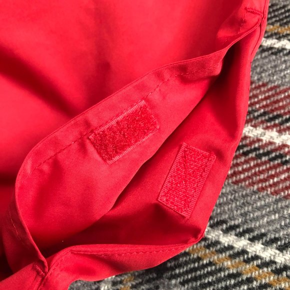 POLO Golf Ralph Lauren Vintage Red V Neck Golf Pull Over Windshirt - Sz LARGE - Picture 10 of 14